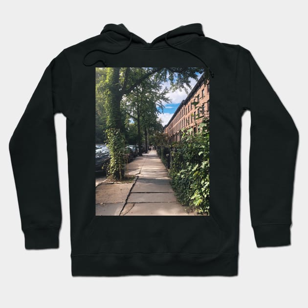 Carroll Gardens Quiet Tree-Lined Street Hoodie by offdutyplaces